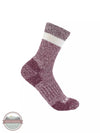 Carhartt SC7680W Ladies Midweight Crew Sock Pink Side View