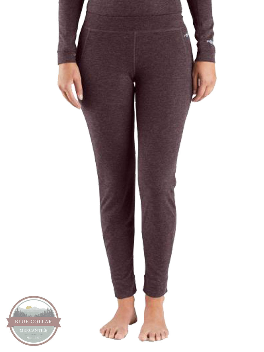 Carhartt WBL134 Base Force Heavyweight Poly-Wool Leggings Model Front View
