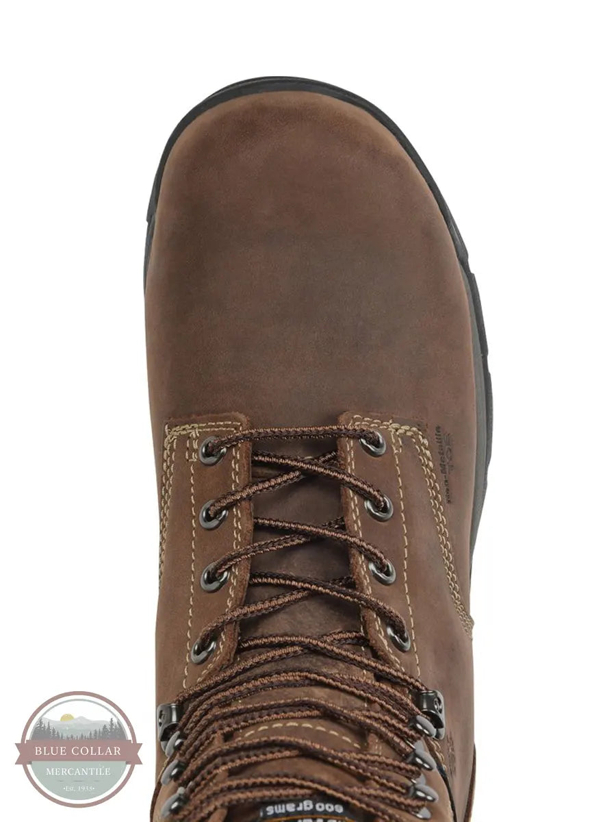 Carolina CA8521 Bruno 8 Inch Composite Broad Toe Waterproof Insulated Work Boot top toe