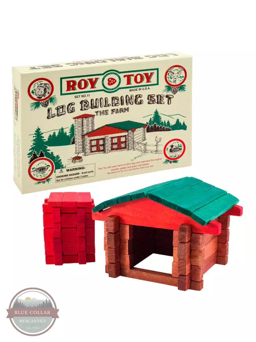 Channel Craft RTMBFM Roy Toy Log Mini Box Farm Playset Front View