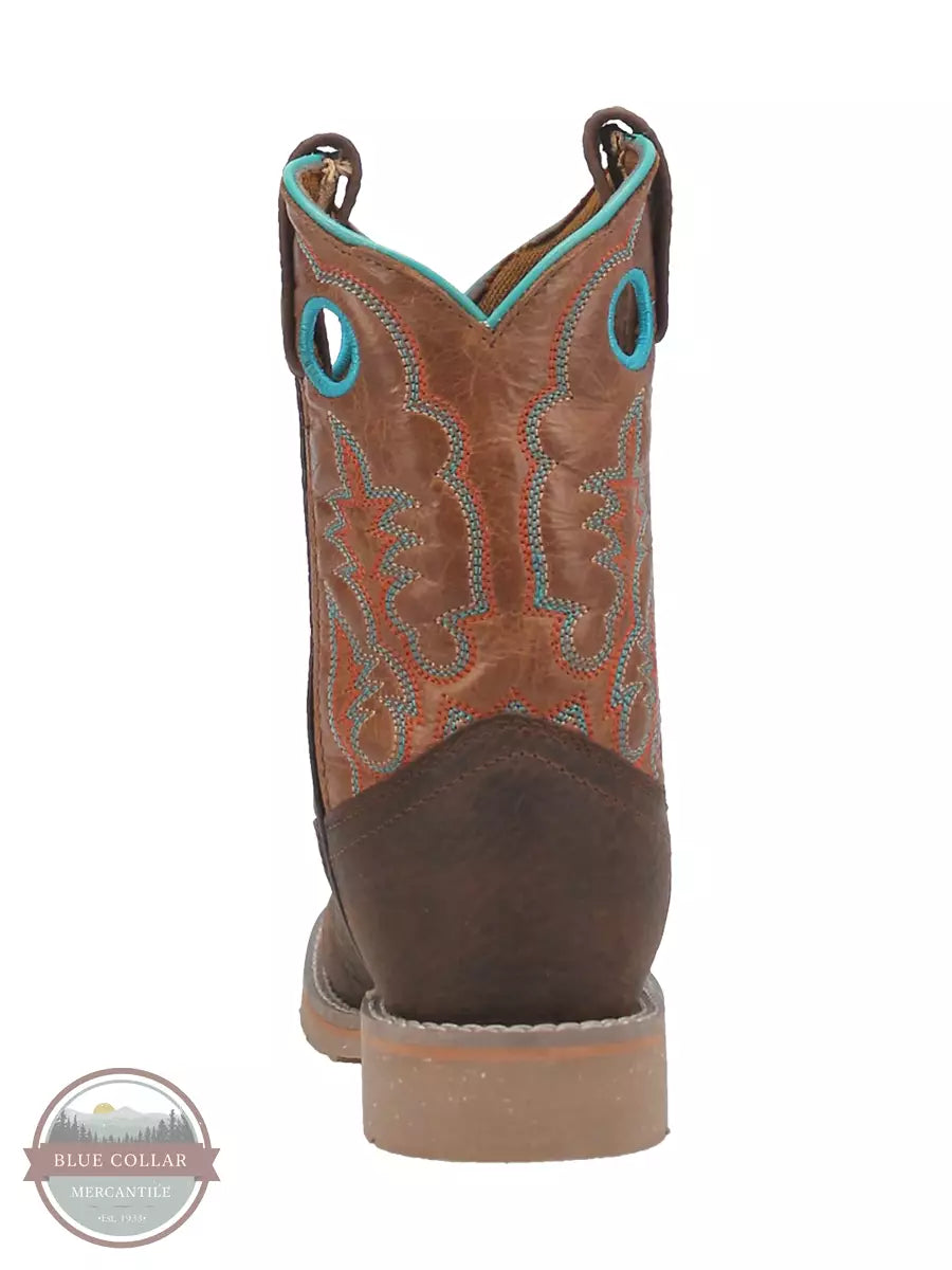 Dan Post DPC2916 Child's Rye Western Boot in Brown Heel View