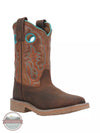 Dan Post DPC2916 Child's Rye Western Boot in Brown Profile View