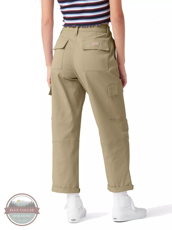 Dickies FPR50 Cropped Cargo Pants Desert Back View