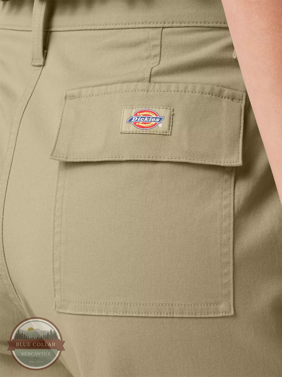 Dickies FPR50 Cropped Cargo Pants Desert Back Detail