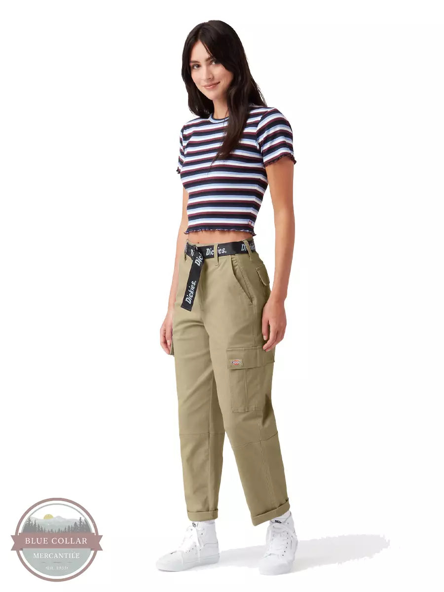 Dickies FPR50 Cropped Cargo Pants Desert Profile View