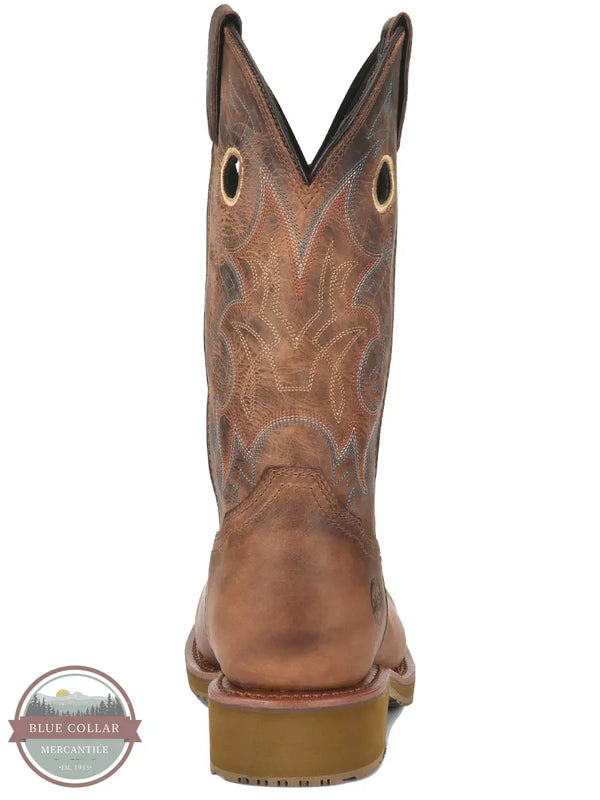 Double H DH5246 Men’s 12” Waterproof Composite Toe Wide Square Toe Roper heel view