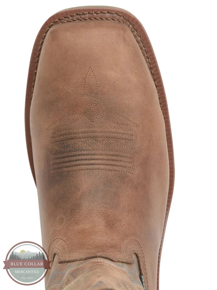 Double H DH5246 Men’s 12” Waterproof Composite Toe Wide Square Toe Roper toe view