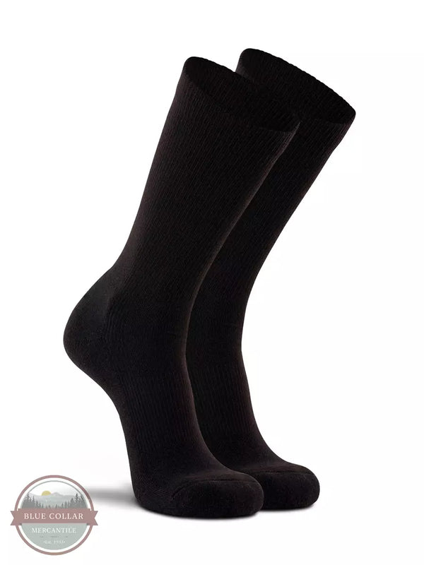 Fox River 6532 Work & Weekend Lightweight Crew Socks - 2 Pk Black Profile View