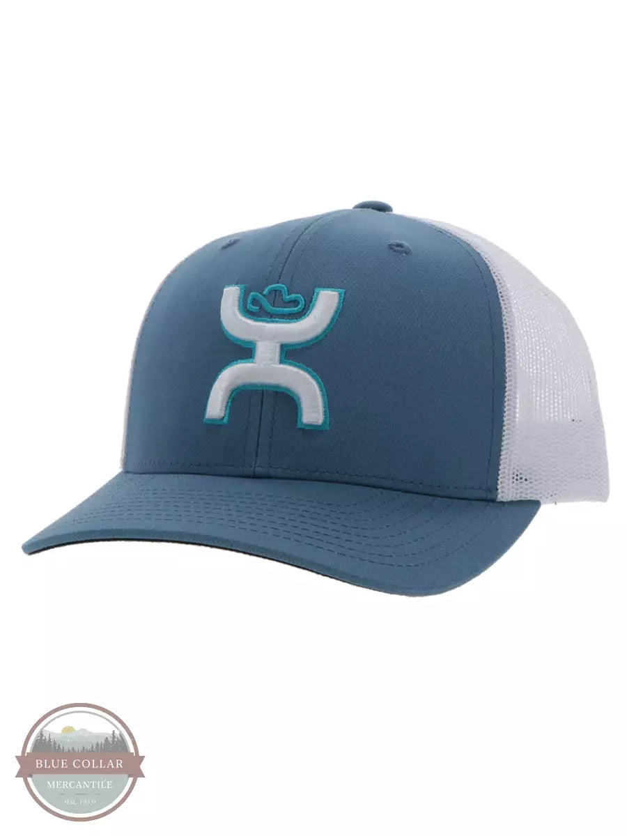 Hooey 2306T Sterling Cap Blue/White-Profile View