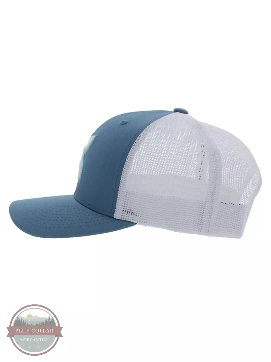 Hooey 2306T Sterling Cap Blue/White Side View