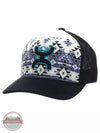 Hooey 2312 Coach Cap Cream Black Profile View