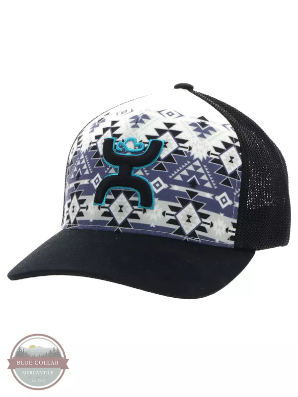 Hooey 2312 Coach Cap Cream Black Profile View