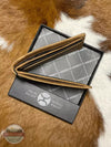 Hooey HBF013-TNSP Hooey Original Front Pocket Bi-Fold Wallet in Tan with Sunset Serape Print Side View
