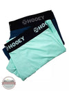 Hooey HU0 2-Pack Bamboo Boxer Briefs Navy Seafoam Pair
