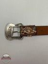 Hooey HWBLT004 Flora Original Ladies Belt in Natural/Brown/Red Back View