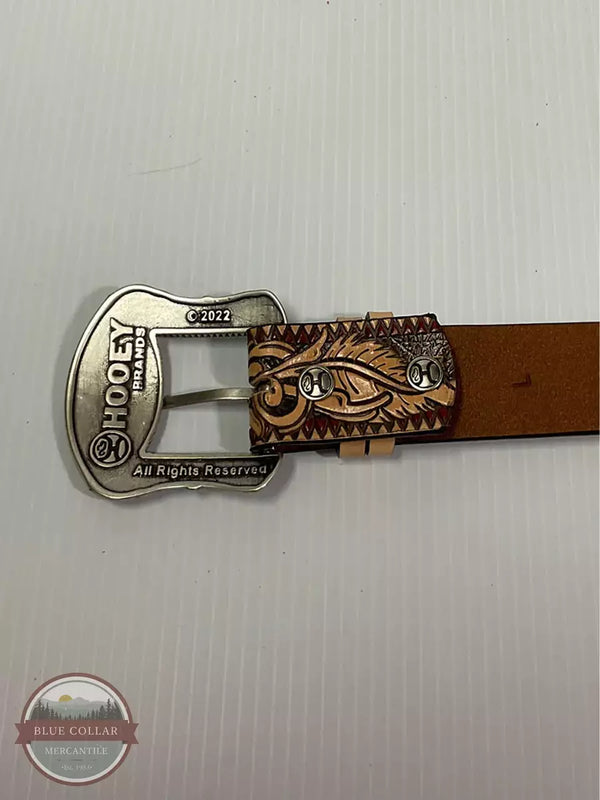 Hooey HWBLT004 Flora Original Ladies Belt in Natural/Brown/Red Back View