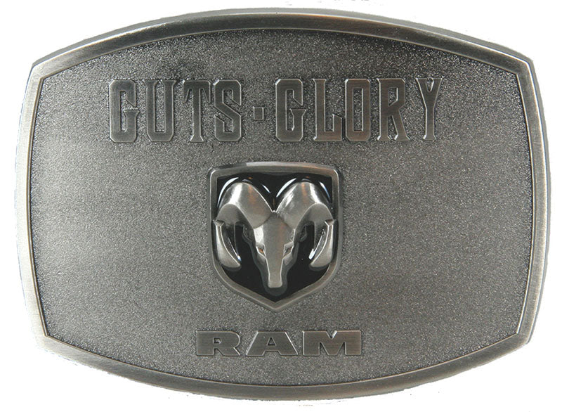 Western Express JD-122 Guts Glory Ram Dodge Ram Metal Buckle