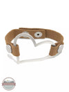 Joy Susan 335-205BC Camel Suede with Silver Heart Bracelet Front View