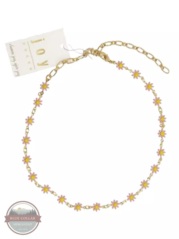 Joy Susan 338-224N Endless Daisies Necklace ink Full View