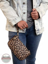 Joy Susan L8055-15 Leopard Crossbody Wristlet Clutch Life View