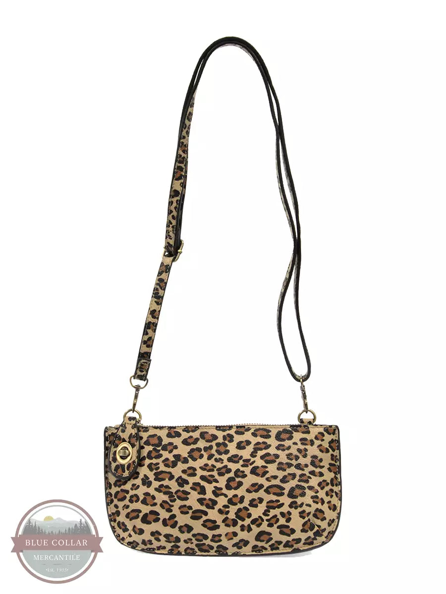 Joy Susan L8055-15 Leopard Crossbody Wristlet Clutch Strap View