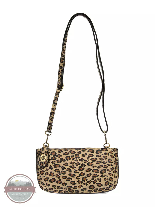 Joy Susan L8055-15 Leopard Crossbody Wristlet Clutch Strap View