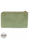 Joy Susan L8082 Karina Convertible Wristlet & Wallet Cameo Green Back View