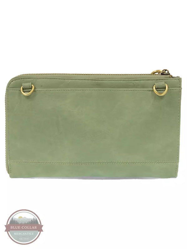Joy Susan L8082 Karina Convertible Wristlet & Wallet Cameo Green Back View