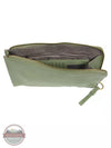 Joy Susan L8082 Karina Convertible Wristlet & Wallet Cameo Green Inside View