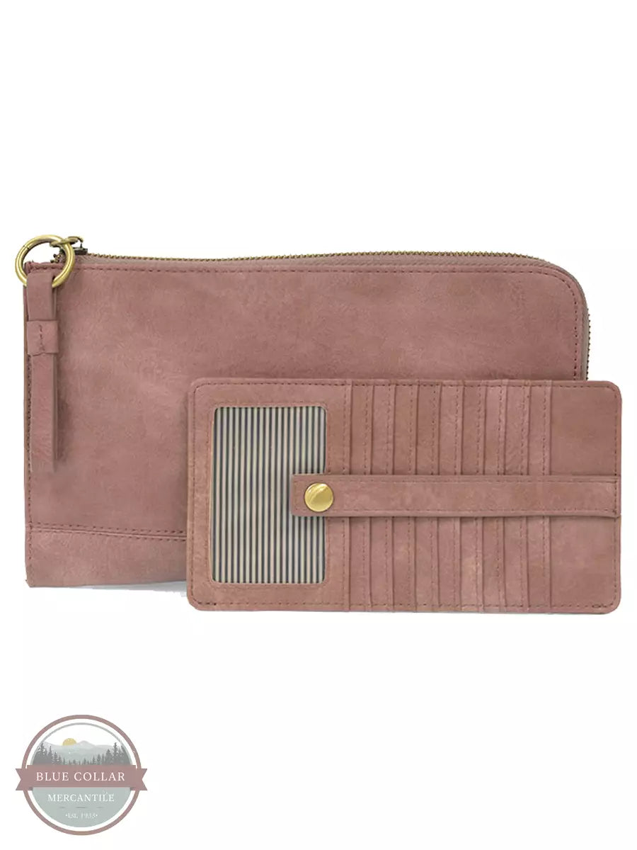 Joy Susan L8082 Karina Convertible Wristlet & Wallet Orchid Haze Full View