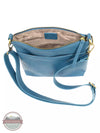 Joy Susan L8105 Layla Top Zip Crossbody Bag Peacock Inside View