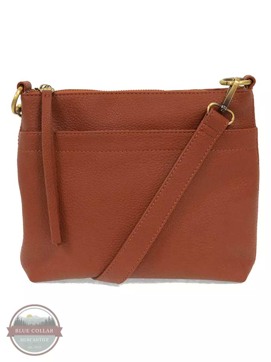 Joy Susan L8105 Layla Top Zip Crossbody Bag Spice Front View