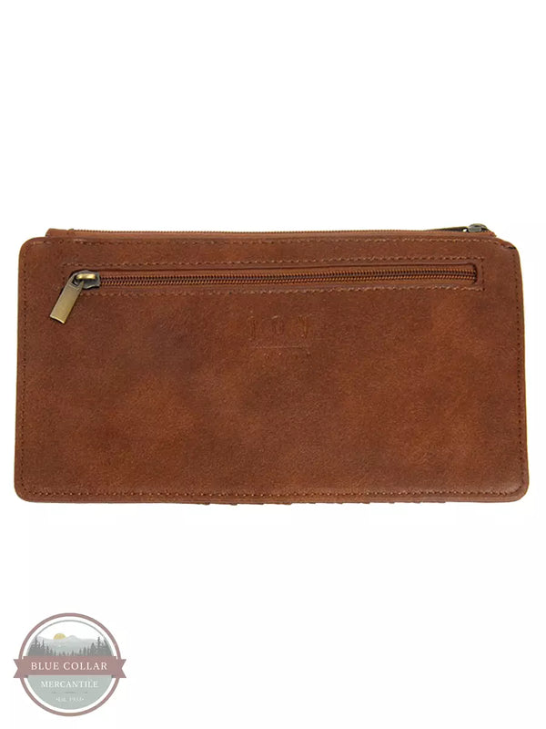 Joy Susan L8142 New Kara Distressed Wallet Saddle Back View