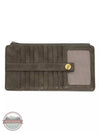 Joy Susan L8142 New Kara Distressed Wallet Khaki Front View