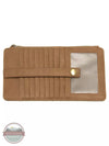 Joy Susan L8142 New Kara Distressed Wallet Tan Front View