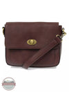 Joy Susan L8143 Vicki Small Convertible Turn Lock Shoulder Bag Bordeaux Front View