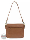 Joy Susan L8143 Vicki Small Convertible Turn Lock Shoulder Bag Toffee Back View