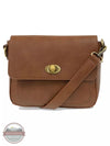 Joy Susan L8143 Vicki Small Convertible Turn Lock Shoulder Bag Toffee Front View