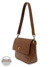 Joy Susan L8143 Vicki Small Convertible Turn Lock Shoulder Bag Toffee Side View