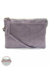 Joy Susan L8159 Piper Multi Pocket Crossbody Bag Amethyst Front View