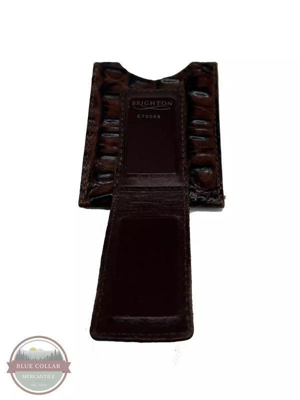 Brighton E70068 Hornback Money Clip Open View