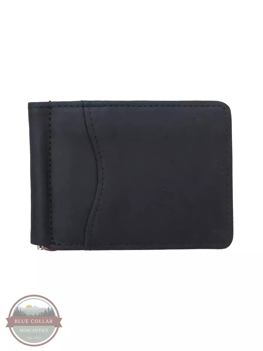 Brighton E70103 Vanderbilt Black Money Clip Outside View