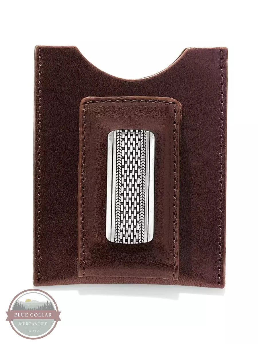 Brighton M1105 Salina Money Clip in Brown Front View