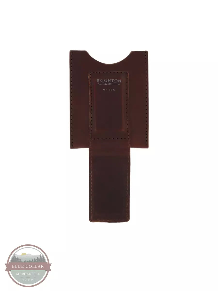 Brighton M1105 Salina Money Clip in Brown Open View