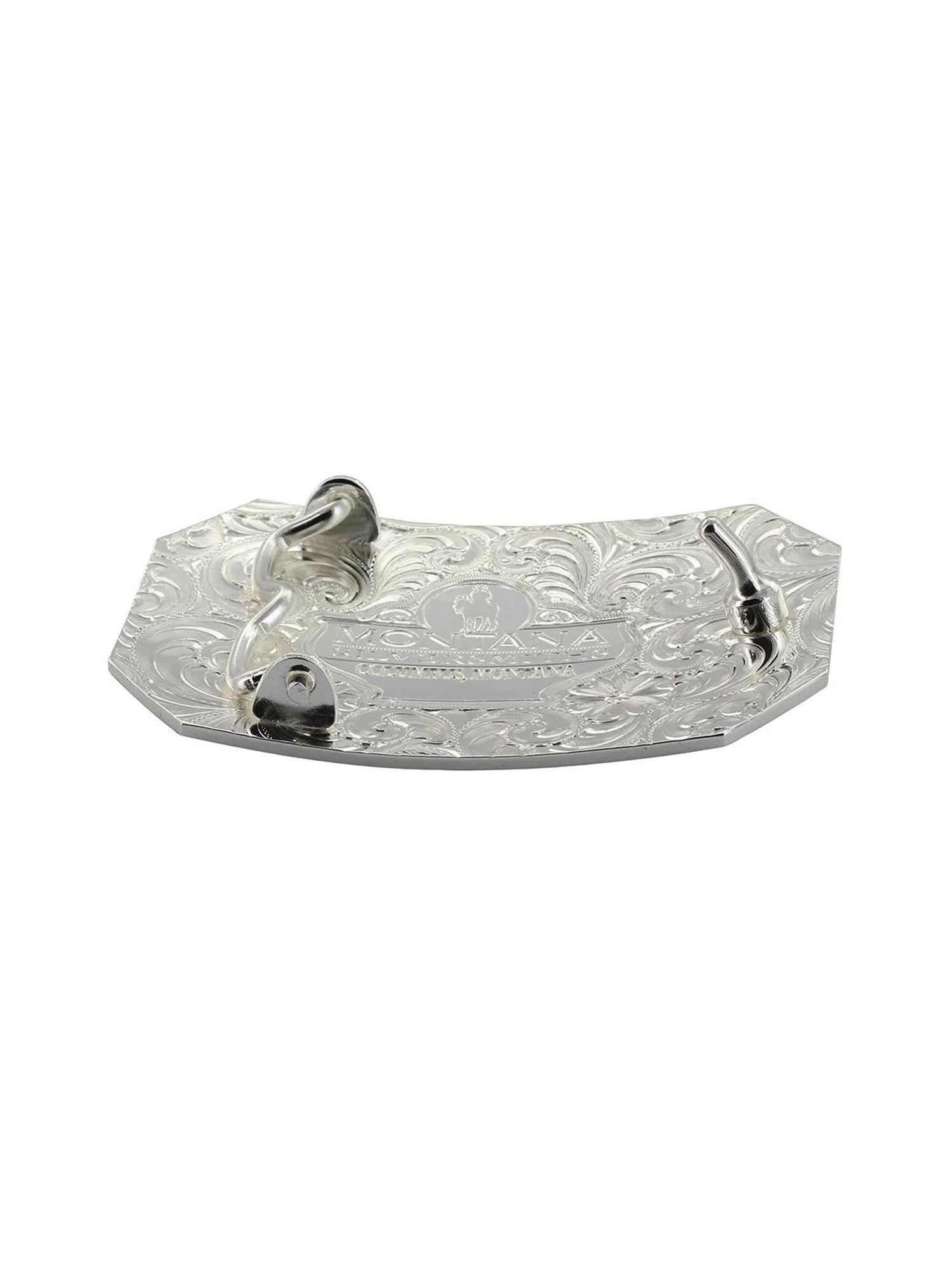 Montana Silversmith 33210RTG Two Tone Celtic and Bars Buckle Back View