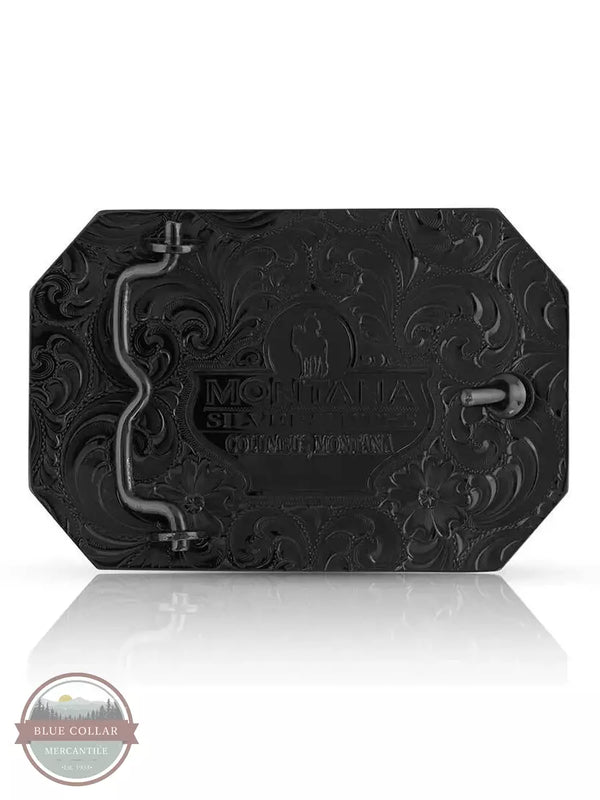 Montana Silversmiths 33210MA Gunmetal Western Celtic Knot Buckle Back View
