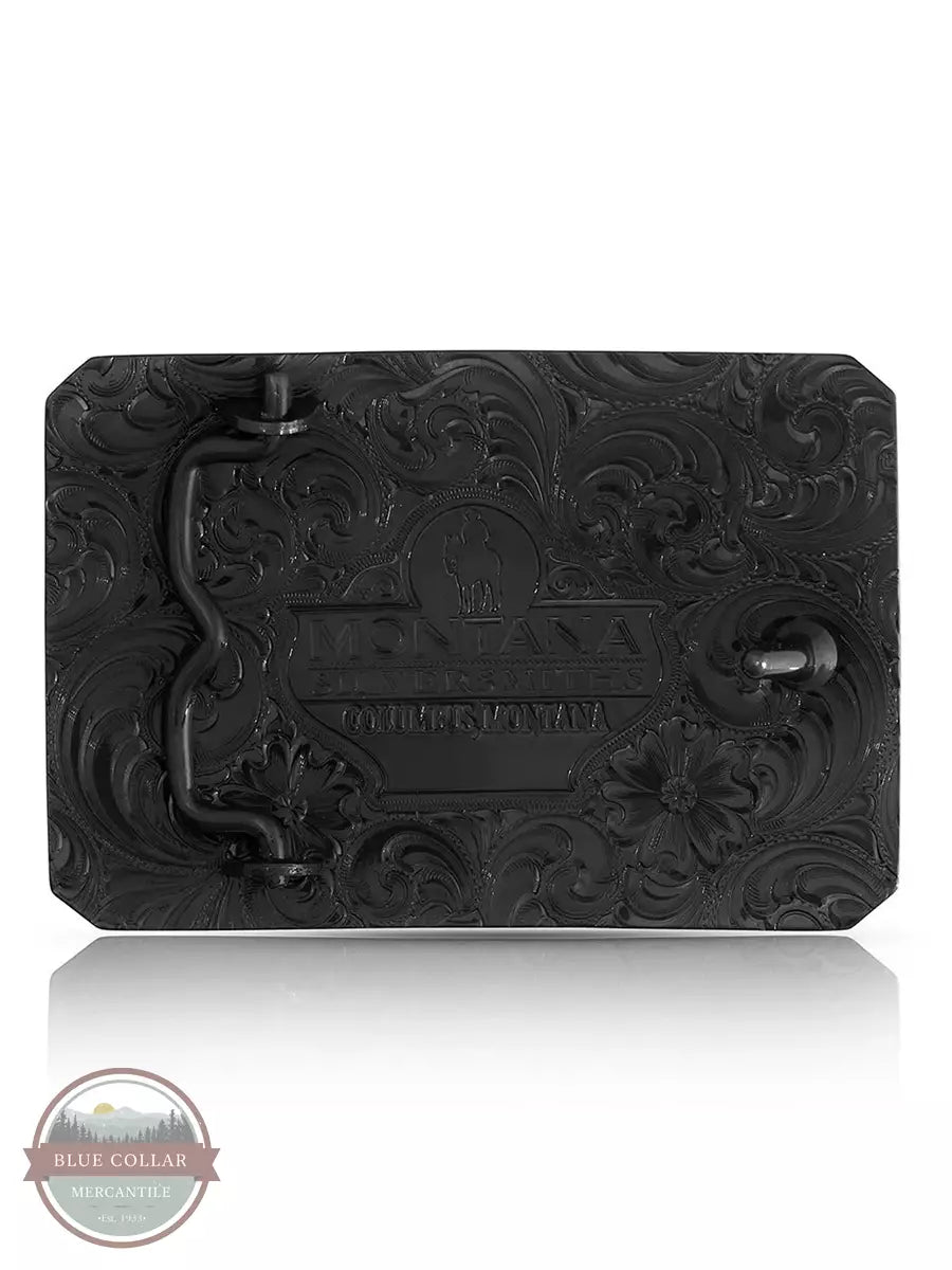 Montana Silversmiths 39610JD John Deere Leaping Buck Buckle Back View