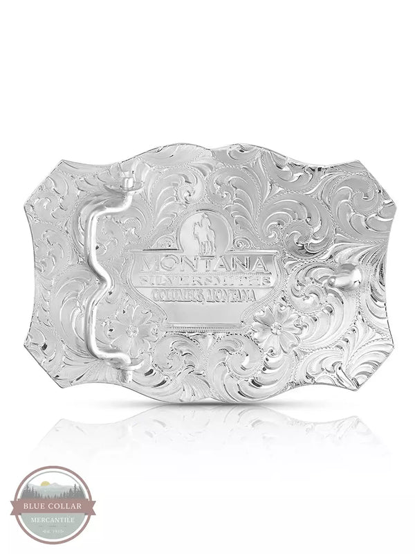 Montana Silversmiths 45710-974L Your Arrow Buckle with Longhorn Back View