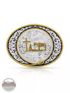 Montana Silversmiths 6190-731M Ranch Rope Christian Cowboy Buckle Front View