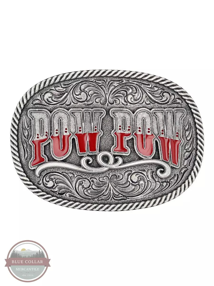 Montana Silversmiths A853DB Pow Pow Dale Brisby Buckle Front View